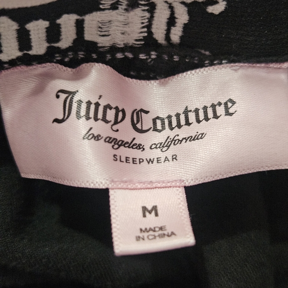 Juicy Couture Black Velour Pants - Picture 3 of 4